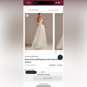 Wedding dress size 6